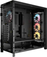 Corsair FRAME 5000D RS ARGB Midi Torony Számítógépház + 4db 140mm ARGB ventilátor - Fekete