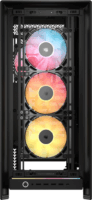 Corsair FRAME 5000D RS ARGB Midi Torony Számítógépház + 4db 140mm ARGB ventilátor - Fekete