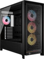Corsair FRAME 5000D RS ARGB Midi Torony Számítógépház + 4db 140mm ARGB ventilátor - Fekete
