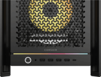 Corsair FRAME 5000D RS ARGB Midi Torony Számítógépház + 4db 140mm ARGB ventilátor - Fekete