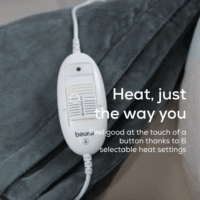 Beurer HD 75 Elektromos ágymelegítő 130x180xm - Sötétszürke