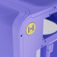 HYTE X50 Midi Torony Számítógépház - Lila