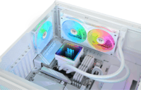 Thermaltake TH240 V3 Sync Snow Edition 240mm ARGB All In One Univerzális CPU Vízhűtés - Fehér