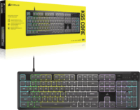 Corsair K55 CORE RGB Vezetékes Gaming Billentyűzet DE - Fekete