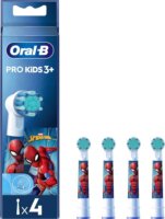 Braun Oral-B Kids Elektromos Gyerek fogkefe Pótfej - Pókember mintás (4db)