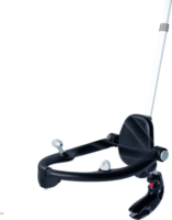 BIG 800056442 BC-Premium Tolórúd Teleszkópos nyéllel - Fekete/Fehér