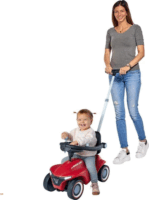 BIG 800056442 BC-Premium Tolórúd Teleszkópos nyéllel - Fekete/Fehér