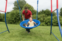 Hudora 72185 Gyermek Fészekhinta Ø 90cm - Kék