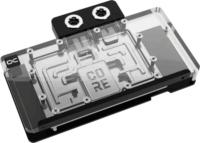 Alphacool Core RX 9070 XT Hellhound + Pure VGA Vízhűtő Blokk