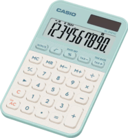 Casio SL-310YC-LG Elem / Napelem 10 Digit Asztali Számológép - Világoszöld
