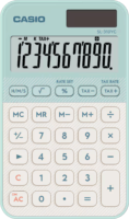 Casio SL-310YC-LG Elem / Napelem 10 Digit Asztali Számológép - Világoszöld