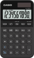 Casio SL-310YC-BK Elem / Napelem 10 Digit Asztali Számológép - Fekete
