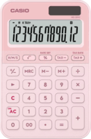 Casio MS-20YC-LP Elem / Napelem 12 Digit Asztali Számológép - Rózsaszín