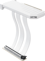 HYTE Hyper Riser PCIe 5.0 x16 Riser Hosszabbítókábel 20cm - Fehér