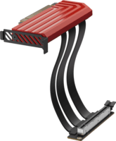HYTE Hyper Riser PCIe 5.0 x16 Riser Hosszabbítókábel 20cm - Piros