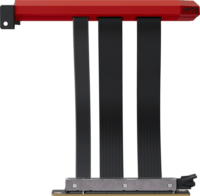 HYTE Hyper Riser PCIe 5.0 x16 Riser Hosszabbítókábel 20cm - Piros