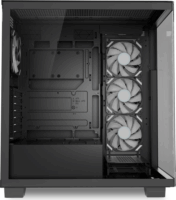 Sharkoon ELITE SHARK CA500 Midi Torony Számítógépház + 4db 120mm ventilátor - Fekete