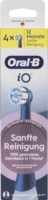 Braun Oral-B iO Gentle Cleansing Elektromos fogkefe Pótfej - Fekete (4db)