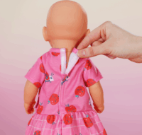 Zapf Creation BABY born® Kleid Pink Mintás Babaruha 36cm