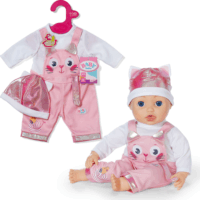 ZAPF Creation BABY born® Mókás cicás Babaruha szett 43cm