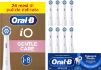 Braun Oral-B iO Sanfte Reinigung Elektromos fogkefe Pótfej - Fehér (8db)
