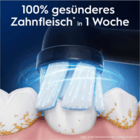 Braun Oral-B iO Sanfte Reinigung Elektromos fogkefe Pótfej - Fekete (8db)