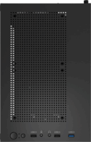 Aerocool CS-111-G-BK-v1 Mini Torony Számítógépház +1db 120mm ventilátor - Fekete