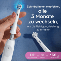 Braun Oral-B iO Sanfte Reinigung Elektromos fogkefe Pótfej - Fehér (2db)