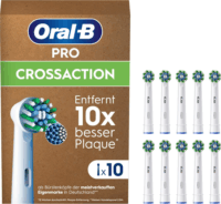 Braun Oral-B Pro Cross Action Elektromos fogkefe Pótfej - Fehér (10db)