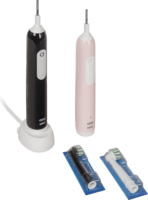 Braun Pro 1 Duo Cross Action Forgó-Oscilláló Elektromos Fogkefe 2db - Fekete / Rózsaszín