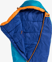 Jack Wolfskin Grow Up Moonrise Bal cipzáras Gyerek Hálózsák 190 x 70 cm (5 / 25°C) - Kék