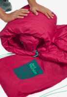 Jack Wolfskin Grow Up Dreamer Bal cipzáras Gyerek Hálózsák 170 x 65 cm (5 / 25°C) - Rózsaszín