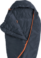 Jack Wolfskin Grow Up Dreamer Bal cipzáras Gyerek Hálózsák 170 x 65 cm (5 / 25°C) - Éjkék
