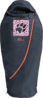 Jack Wolfskin Grow Up Dreamer Bal cipzáras Gyerek Hálózsák 170 x 65 cm (5 / 25°C) - Éjkék