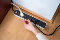 Brennenstuhl Ecolor 230V USB-A / USB-C Időzítős Hálózati elosztó 3 aljzatos 1.5m - Fehér