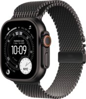 Apple Watch Ultra 3 49mm Okosóra L Fekete Milánói szíjjal - Titán