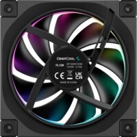 DeepCool FL12R 120mm PWM RGB Rendszerhűtő ventilátor 3db - Fekete