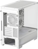 DeepCool CG380 3F Midi Torony Számítógépház + 3db 120mm ventilátor - Fehér