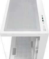 DeepCool CG380 3F Midi Torony Számítógépház + 3db 120mm ventilátor - Fehér