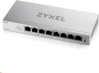 Zyxel GS1200-8HPV3-EU0101F Fémházas 8-port Gigabit PoE+ Asztali Switch