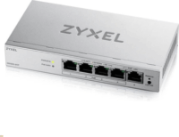 Zyxel GS1200-5HPV3-EU0101F Fémházas 5-port Gigabit PoE+ Asztali Switch