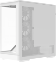 AeroCool P500A ARGB Midi Torony Számítógépház - Fehér