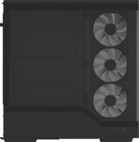 AeroCool P500A ARGB Midi Torony Számítógépház - Fekete