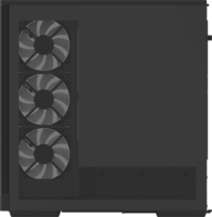 AeroCool P500A ARGB Midi Torony Számítógépház - Fekete