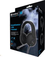 Sandberg 126-49 BossBlaster USB-A Gamer Fejhallgató Headset - Fekete
