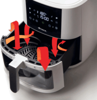 Ariete 4630W AirFryer Forrólevegős sütő 9L 1500 Watt - Fehér