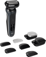 Braun Series 6 62-G1650s Vezeték nélküli Akkus Nedves-Száraz Borotva / Szakállnyíró - Fekete