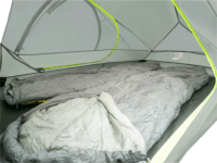 Jack Wolfskin Stratos Lite III 3 személyes Túrasátor 111 x 235 x 49 cm - Fűzöld