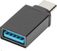 Digitus AK-300506-000-S USB-C - USB-A Átalakító adapter - Fekete
