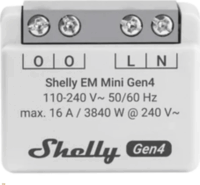 Shelly Em Mini Gen4 Zigbee Bluetooth Wi-Fi Okos relé